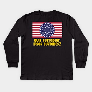 Watchmen - Quis Custodiat Ipsos Custodes Kids Long Sleeve T-Shirt